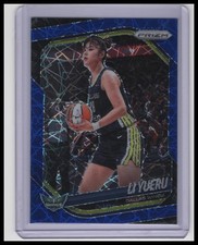 2025 Panini Prizm WNBA #28 Li Yueru Blue Velocity Prizms