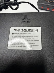 Atari Flashback 4 Classic Game Console With Cables And 2 Controllers Used