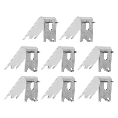 8 Pcs Regalhalter Für Den Gefrierschrank Regalclip Aus Edelstahl