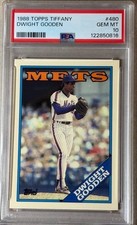 1988 Dwight Gooden Topps Tiffany Baseball Card #480 New York Mets PSA Gem Mt 10