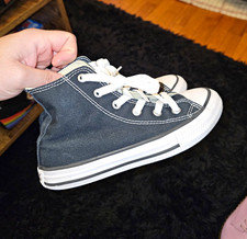 Converse Chuck Taylor All Star High Top Blue Canvas Lace-Up Sneaker Unisex