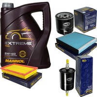 SCT Inspektionspaket 5L Mannol Extreme 5W-40 FüR VW Polo Stufenheck 1.4