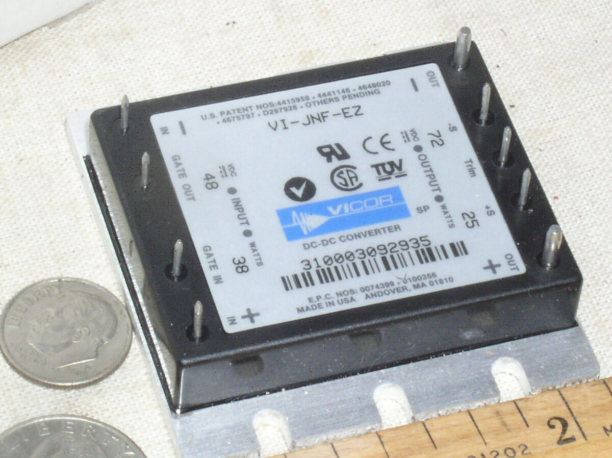 1 NEW VICOR VI-JNF-EZ ISOLATED DC-DC BOOST CONVERTER 48V-72V 1 NEW VICOR VI-JNF-EZ ISOLATED DC-DC BOOST CONVERTER 48V-72V