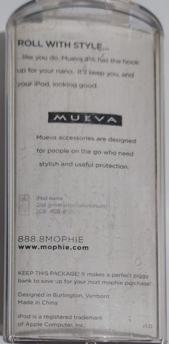 Nuevo mophie iPod Nano 2ND Generación Lona Funda Rollo Con Estilo - Imagen 2 de 2