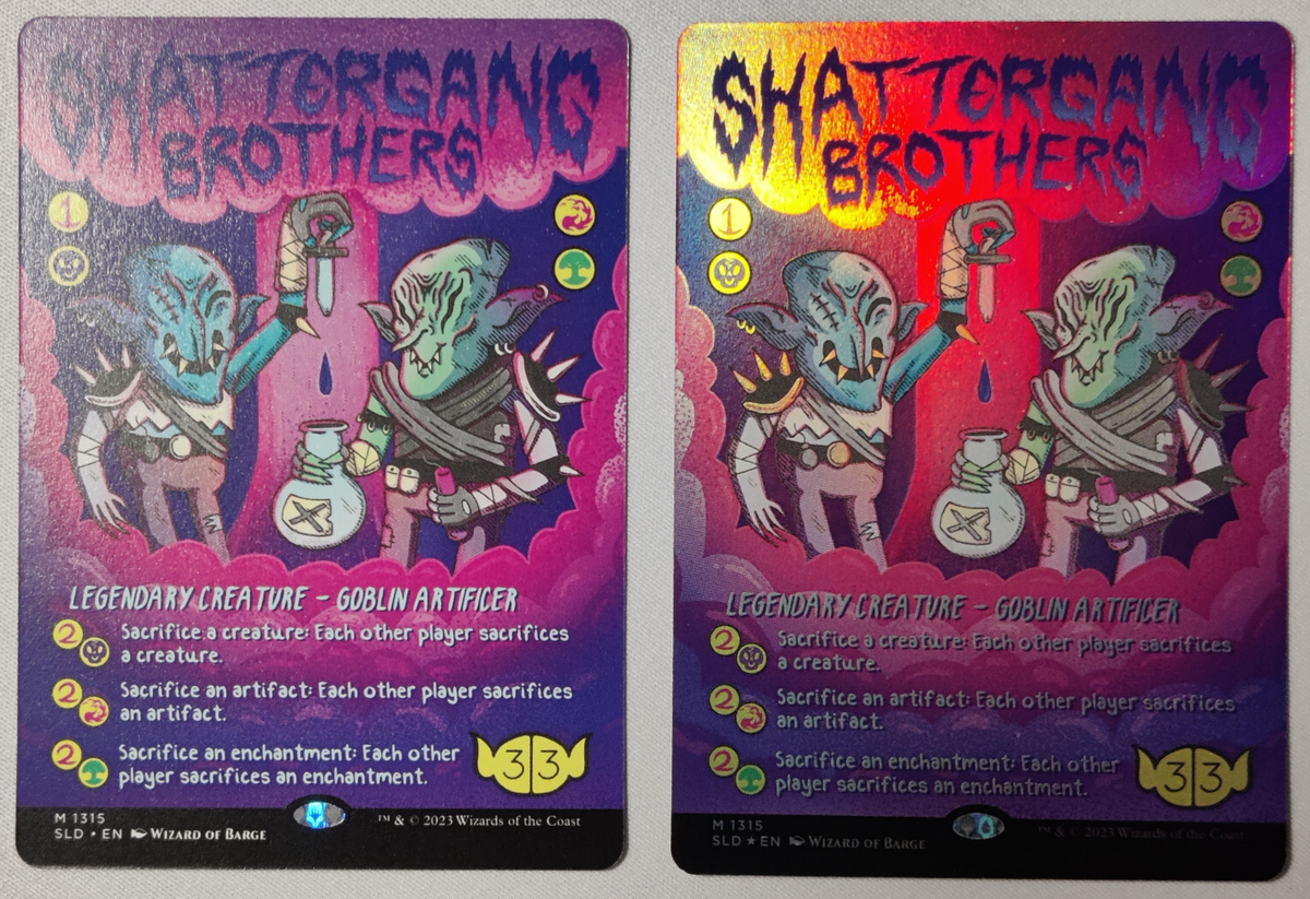 MTG Secret Lair Shattergang Brothers #1315 SLD Goblin & Squabb