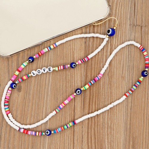 Colorful Multi-functional Beaded Decorative Beaded Phone Chain Camera - Zdjęcie 11 z 12