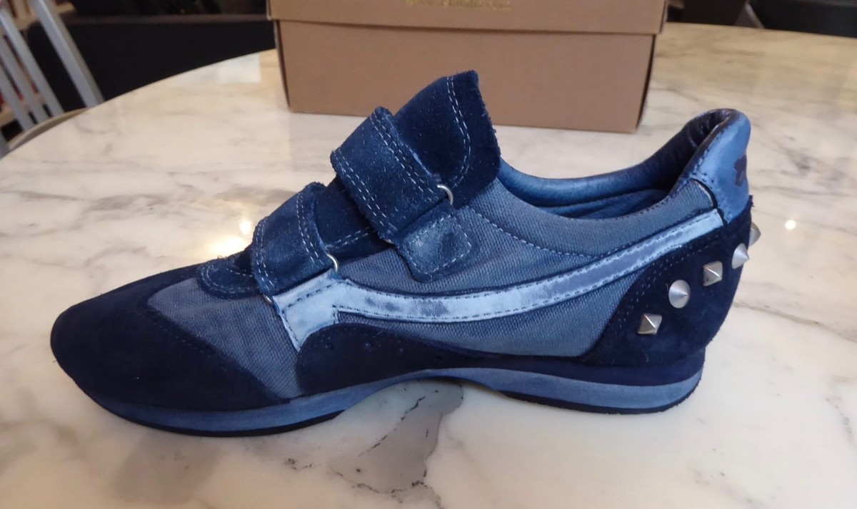 ASH Women's Navy Blue Studded Sneakers Size 7 / 37 | eBay