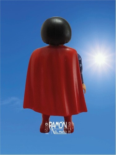 Custom Playmobil Superman Supergirl DC comics krypton acero superhéroe - Imagen 3 de 10