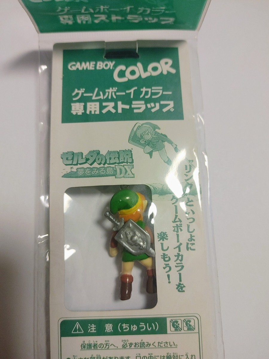 美品　ゼルダの伝説 ストラップ リンク ゲームボーイ　レア Zelda Links Awakening DX Japanese Strap Game Boy Nintendo Retro
