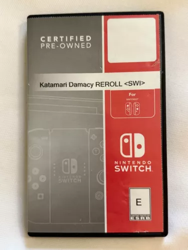 Katamari Damacy Reroll Nintendo Switch Game w/Generic Case Tested