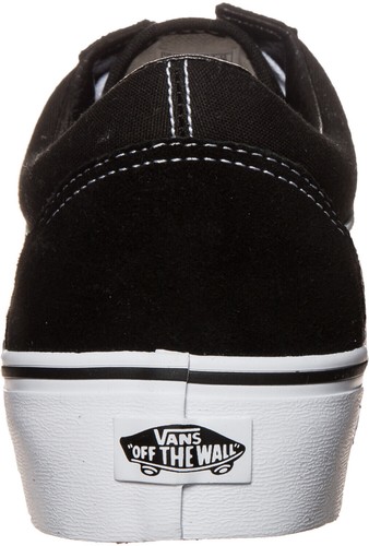 VANS Old Skool Platform Unisex Sneaker Schuhe Leder Black/White UK7,5 Gr.41 - Imagen 5 de 5