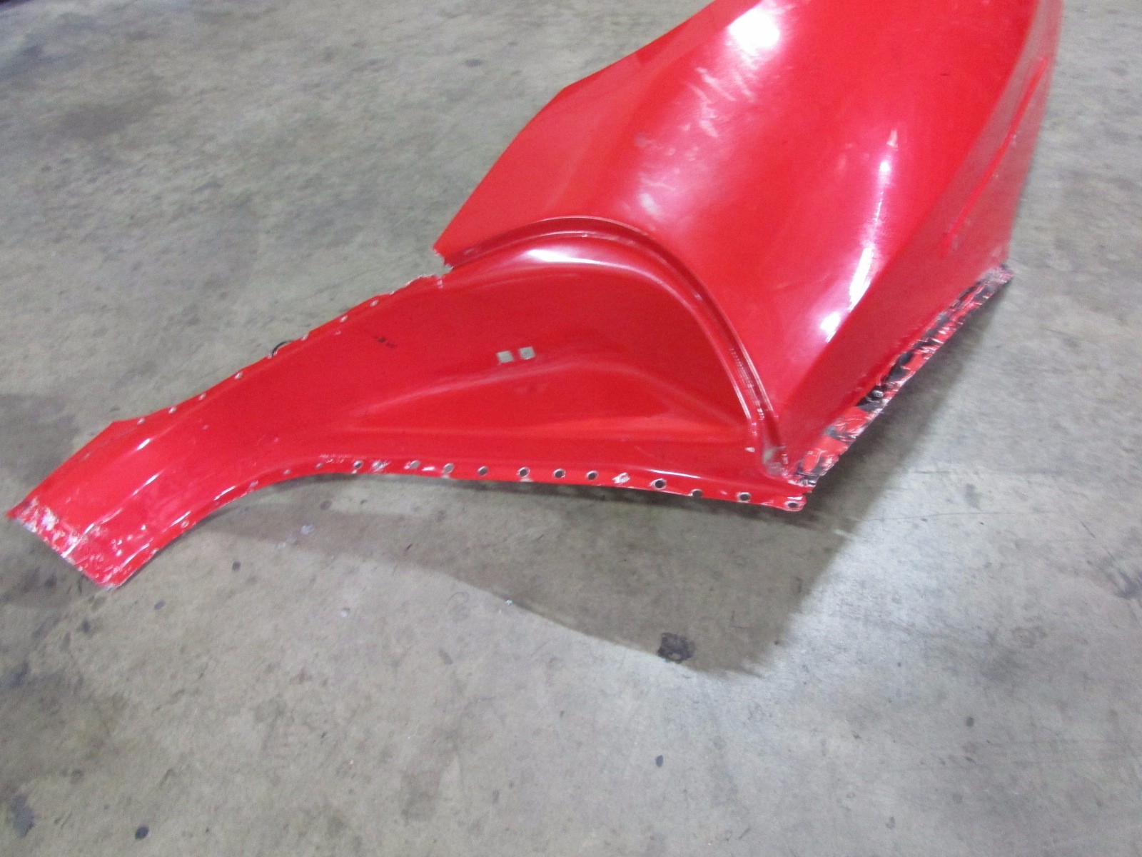 Ferrari 599 GTB, RH, Right Rear Main Quarter Panel, Red, Used, P/N 68058911