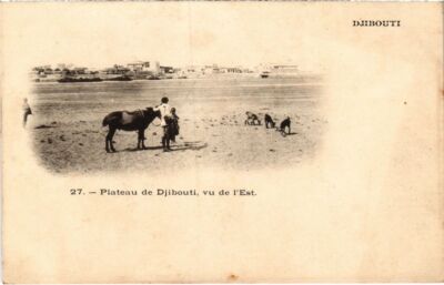 PC DSCHIBUTI PLATEAU DE DJIBOUTI VU DE L'EST DJIBOUTI SOMALIA (a35817)
