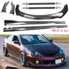 For Acura Rsx Dc5 Fiber Front Bumper Lip Spoiler 86.6 Side Skirt Kit For Acura Rsx Dc5 Fiber Front Bumper Lip Spoiler 86.6 Side Skirt Kit