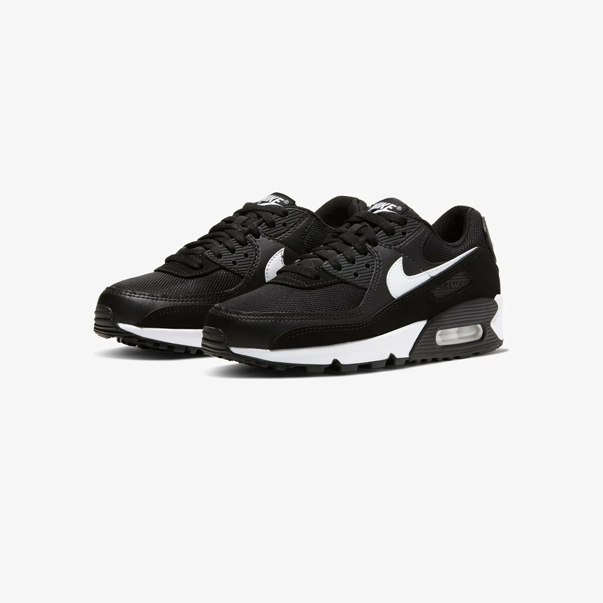 Womens black and white nike cheap air max 90