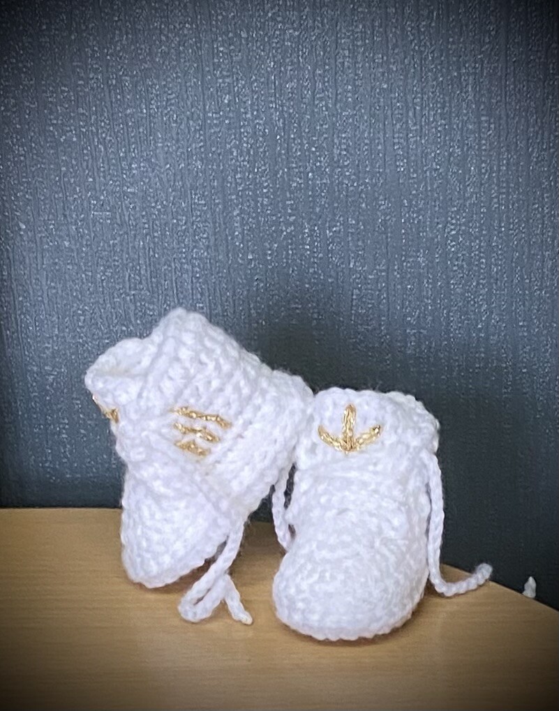 PANTOFOLA D’ORO Scarpe bambino all'uncinetto fatte a mano lana all'uncinetto stivaletti sneakers pantofole scarpe da ginnastica