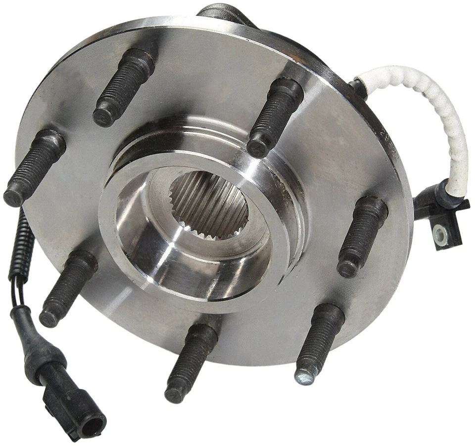 Conjunto de cojinete de rueda y buje delantero MOOG para Ford F-250 1997-1999 4x4 Foto 4 de 4