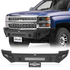 Heavy Duty Steel Front Bumper Wled Light For Chevrolet Silverado 1500 2014 2015