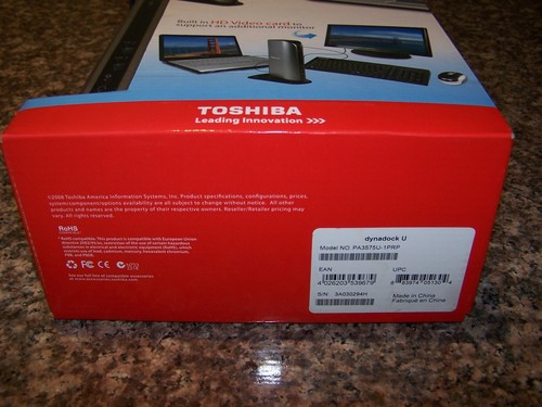 Dynadock Universal Toshiba USB Dockingstation PA3575U-1PRP Neu im Karton - Bild 3 von 5
