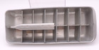 Vintage Retro PHILCO 14 Cube Ice Cube Tray Metal Aluminum Hinged Lift Handle