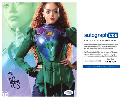 Quintessa Swindell  Black Adam  signed autographed 8x10 photo  Cyclone  ACOA
