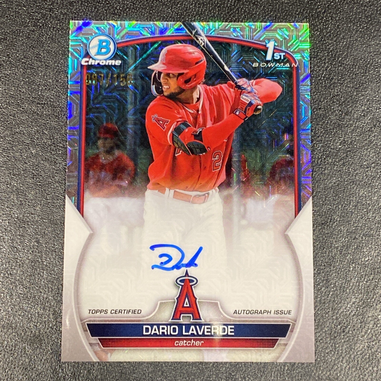 2023 Bowman Chrome Dario Laverde 1st Bowman Prospect Auto Choice /150 rookie Rc