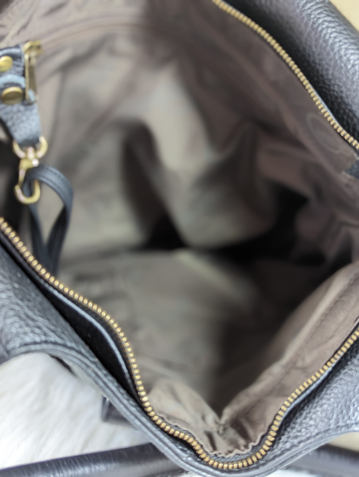 Ameri Leather Judelle Large Pebbled Leather Tote … - image 7