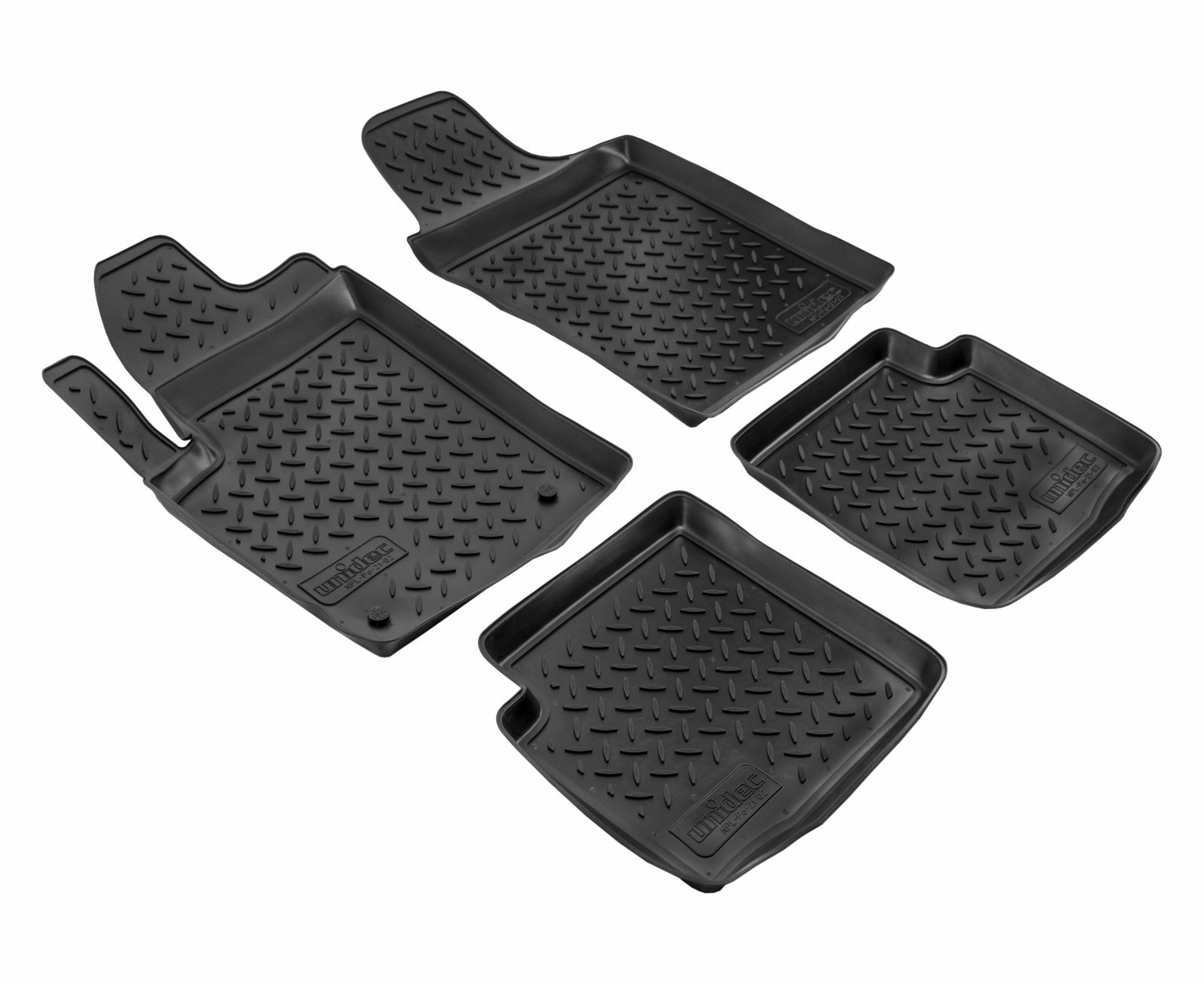 Tappeti Tappetini Auto in Gomma per Fiat 500 2008 - 2020 Norm Liners - Miniatura 2