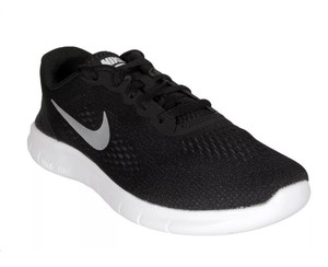 Nike Free rn (PS) Chicos zapatos talla 1Y Negro/Blanco/Plateado Metálico  833990-001 | eBay