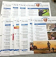 Whole Dog Journal Lot of 11 2011 to 2014 Dog Care and Training Issues