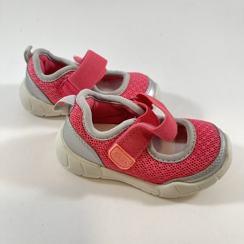 Carter's Kids' Paju Girl's Athletic Mary Jane Sneaker Pink - Size 5 - Picture 8 of 9