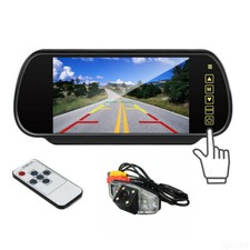 7"Car Monitor Rear View Backup Reversing Camera LED Light For Honda Accord Civic