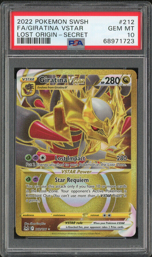 2022 Pokemon Japanese Sword & Shield Vstar Universe 110 Giratina V – PSA  GEM MT 10 on Goldin Auctions