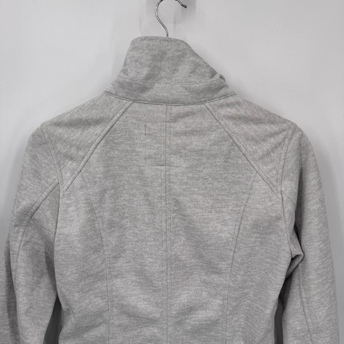 prAna Marabelle Softshell Asymmetrical Zip Jacket Womens Small Gray Polyester - Picture 9 of 12