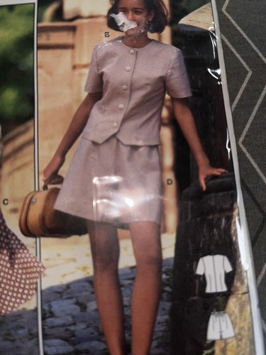 Burda 4085 factory cut & complete sewing pattern co-ordinates 6 - 16 - Picture 2 of 5
