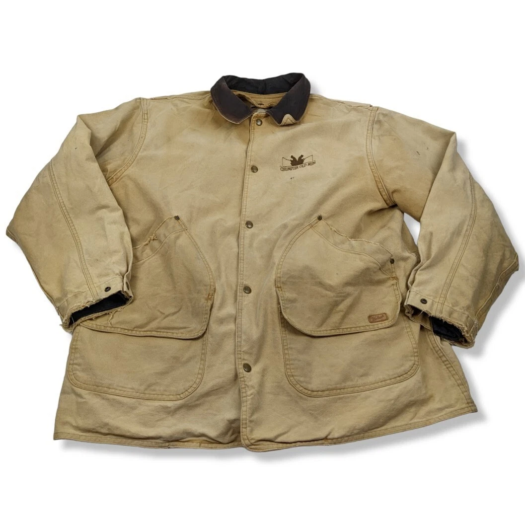 VTG Woolrich Barn Coat Mens XL Blanket Wool Lined Jacket RARE