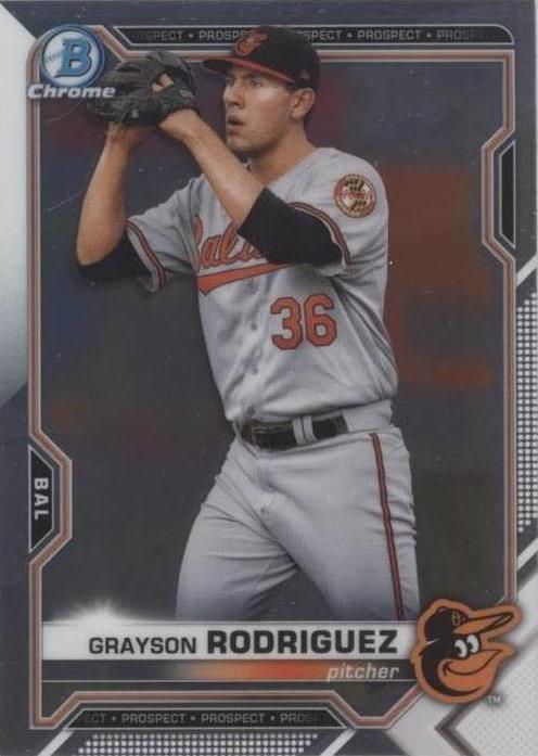 2021 Bowman - Grayson Rodriguez #BCP-118 - 1 of 1