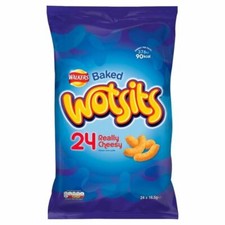 Walkers Wotsits Cheese 24 Pack Snacks 24 x 16g