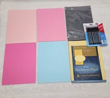 Southworth Parchment Specialty Paper, 24 lb, 8.5 x 11, Gold + Carbon Copy Paper 