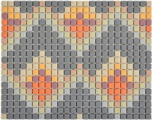 Mini Mosaik Glas hellgrau mix Wand Küche Fliesenspiegel Bad Dusche WC 140-RO4_f - Bild 5 von 8