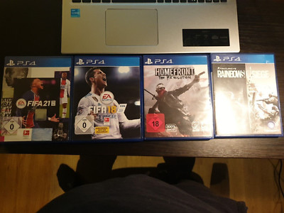Ps4 Spiele-Bundle mit Fifa 18, Fifa 21, Homefront und Rainbow Six Siege