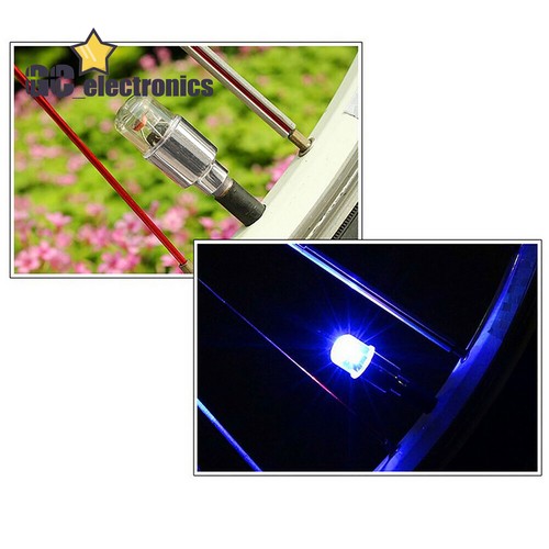 4pcs/set LED Car Bike Wheel Tyre Decor Bulb Light Tire Air Valve Dust Caps A3US - Picture 14 of 28