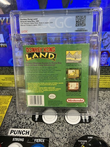 1995 Nintendo Game Boy Donkey Kong Land Graded CGC 8.5 - Manual 9.4 Cart 9.0 CIB - Picture 3 of 9