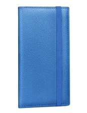 Checkbook Cover for Personal Checkbook, Checkbook Holder with Pen Holder & Bu...