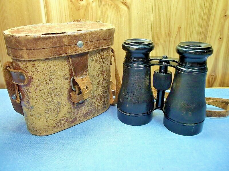 Antique WW1/First World War French Deraisme Binoculars in Original