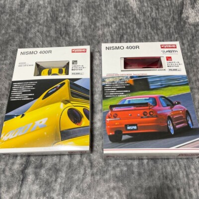 NEW Nissan Nismo 400R Mini car Set of 2 units Red Yellow Kyosho