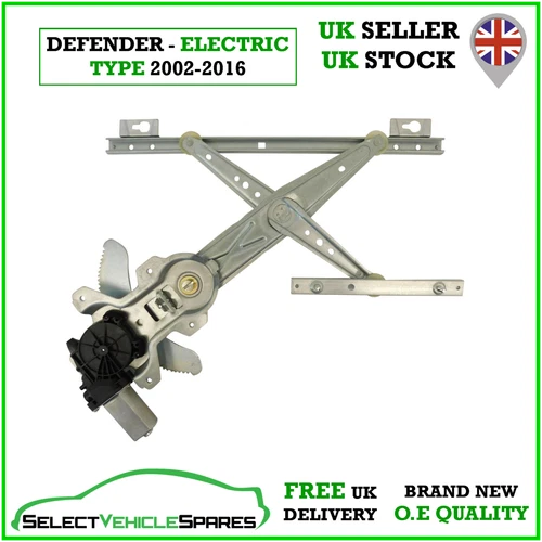 NEW LAND ROVER DEFENDER FRONT RIGHT ELECTRIC WINDOW REGULATOR & MOTOR 2002-2016