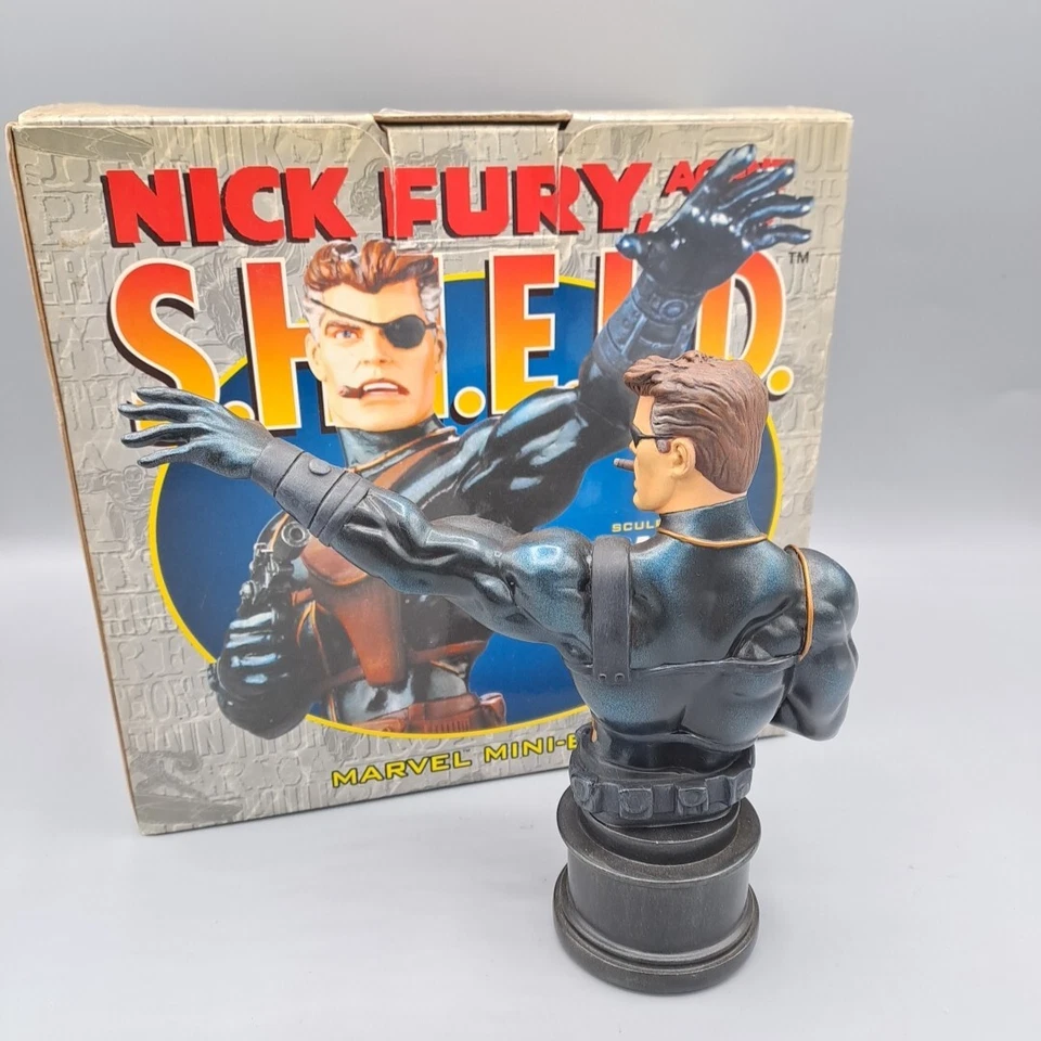 BOWEN DESIGNS ★ Nick Fury S.H.I.E.L.D ★ MINT ★ Marvel /4000  - Photo 2/4