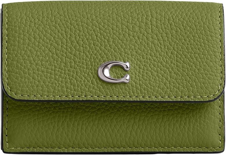 【★Coachの人気商品★Essential Mini Trifold Wallet ★】 Coach Essential Mini Trifold Wallet, Dark Lime | eBay