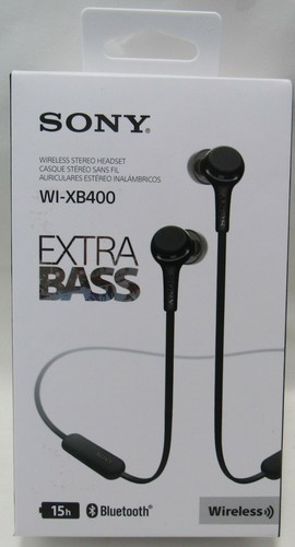 Black Sony WI-XB400 Extra Bass Wireless 